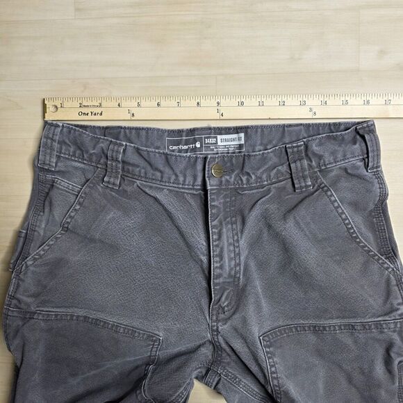 Carhartt Rugged Flex Double Knee Carpenter Pants Straight Fit BN3340-M 33 x 31 - Picture 5 of 12